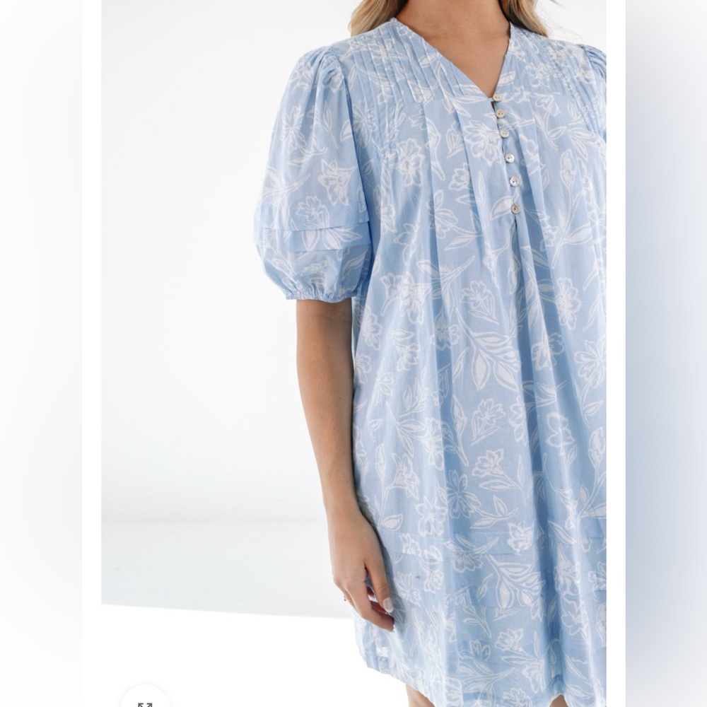 J.Marie Collections V-neck Button Dress